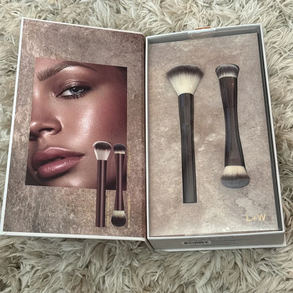 Luxe+Willow 2 Piece Makeup Brush Set For Face